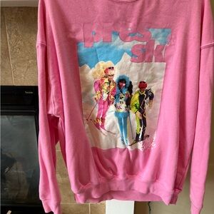 Barbie Pink Après Ski Crew Neck Sweater